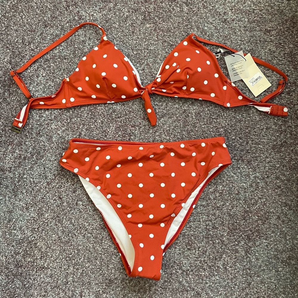 Garage Red Polka Dot Bikini